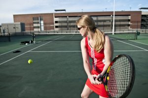 Tennis player tries to return to normal after shoulder surgery