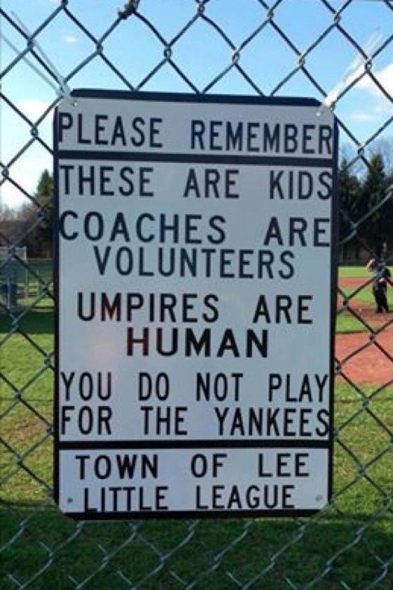 Good sportsmanship: A sign appropriate for all youth sports | Dr. David