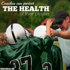Coaches can protect the health of their young athletes