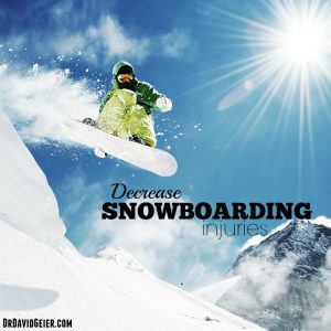 Take steps to prevent a snowboarding injury