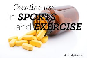 Creatine use in sports and exercise