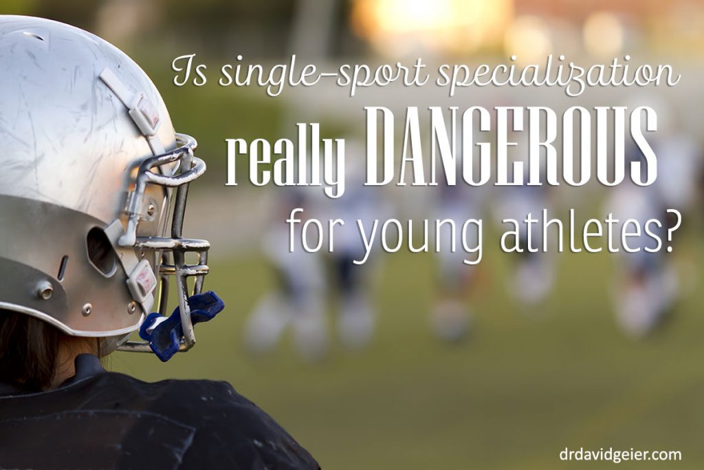 Is single sport specialization bad for young athletes?