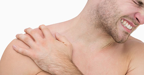 Shoulder pain from a long head of the biceps injury