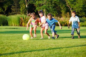 Kids can play outside and decrease screen time