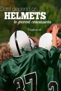 A helmet can't prevent concussions in every instance.