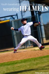 Youth baseball pitchers should consider wearing helmets PIN