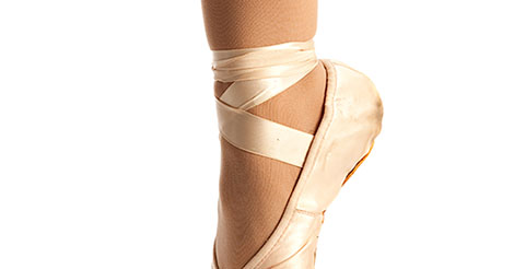 The foot is a common location of ballet injuries