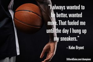 Kobe Bryant on always wanting to get better